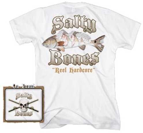 Salty Bones T-Shirt Medium White Redfish Md#: SW10M