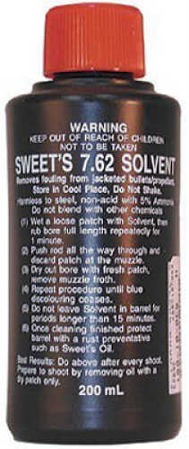 Sweets 7.62 Solvent 200Ml Removes Copper Fouling From The Bore - One Of strOngest Solvents Market