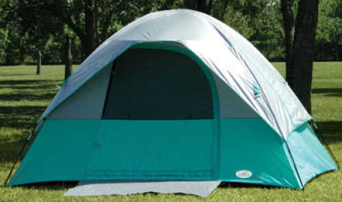 Tex Sport Cool Canyon Square Dome Tent 8 X 10 65" H - Sleeps 4 Silver Polyurethane Coated rainfly keeps 10-De