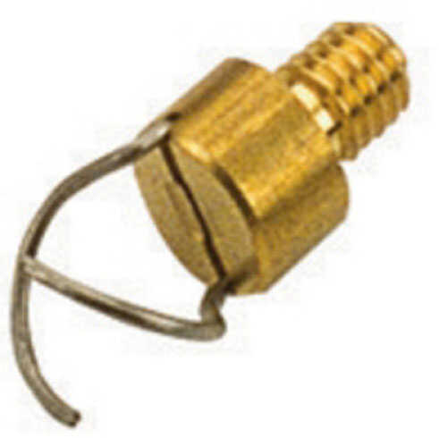 Traditions Patch Puller/Worm .45-.54 Caliber Easily retrieves Cleaning Patches Lost In Bore - Brass With Stainless Steel