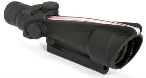 Trijicon 100136 ACOG 3.5x 35mm Obj 28.9 ft @ 100 yds FOV Black Matte Finish Dual Illuminated Red Donut 223 BAC