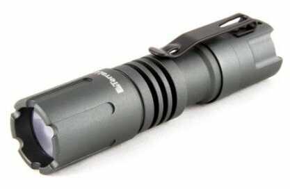 The TerraLUX™ TLF-1C1AA LightStar100™ LED Aluminum Flashlight includes 3 modes (high intensity, low intensity, and strobe), wrist strap, clip, and holster. The high intensity uses 100 lumens, the low ...