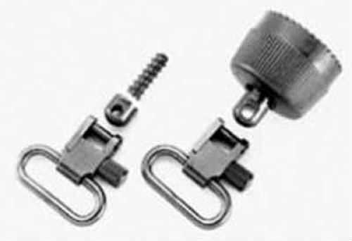 Uncle Mikes QD Magazine Cap Swivels Sets - Winchester 1200/1300 Win-1200/1300 Ga 1" Blued Replacement