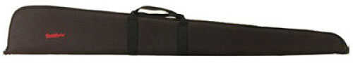 Uncle Mikes Deluxe Shotgun Case - Large 48" Black Rugged Padded Lockable Full-Length Zipper Opens Out Fla