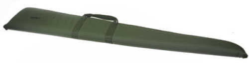 Uncle Mikes Deluxe Shotgun Case - X-Large 52" Green Rugged Padded Lockable Full-Length Zipper Opens Out