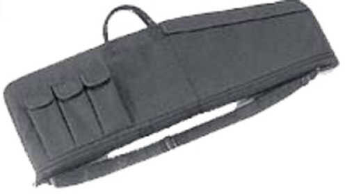 Uncle Mikes Tactical Rifle Case - Medium 33" X 10" Three Magazine Pouches With Hook-And-Loop closures