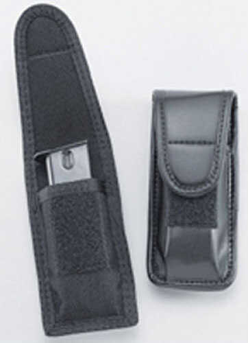 Uncle Mikes Black Kodra Universal Single Mag Case Fits 9mm 40 S&W Row 10mm .45 ACP Metal Mags & Police Type