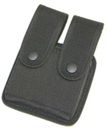 Uncle Mikes Dbl Staggered Pouch Pistol Clip Black