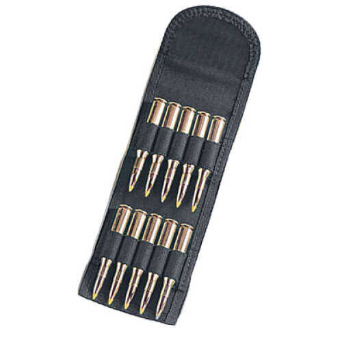 Uncle Mikes Blk Folding Rifle Cartridge Carrier-img-0