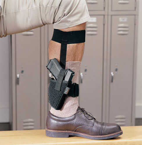 Uncle Mikes Sidekick Ankle Holster Cordura Nylon Black Size 1, Right Hand Md: 88211