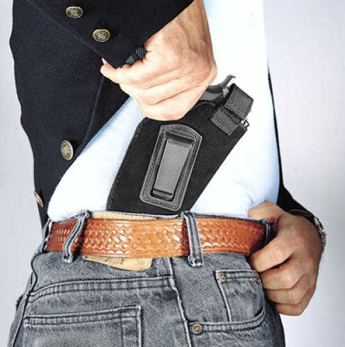 Uncle Mikes 76001 Inside The Pants with Retention Strap 2-3" Sm/Med DA Revolver Nylon Black