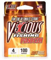 Vicious Panfish Mono 100yds 10Lb Hi-Vis Yellow Md#: PPYL-10