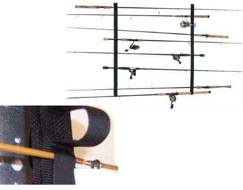 The Velcro Rod Rack provides Efficient And Affordable Storage For The Active Fisherman…See for more details.