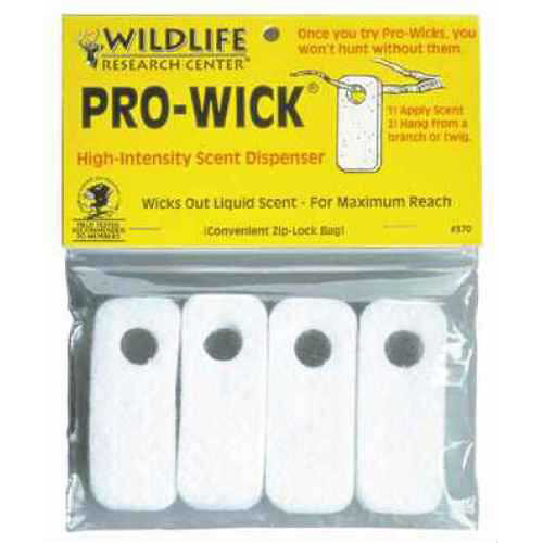 Wildlife Research 370 Pro-Wick Felt Scent Dispenser 4 Per Pack