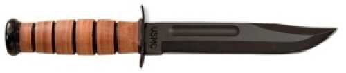 Ka-Bar Knives Fight Usmc Clip STRT 7 W/LTHR Brn