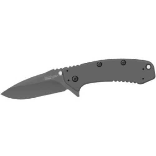 Kershaw Cryo Folding Knife/Assisted 8Cr13MOV/Titanium Carbo Nitride Coating Plain Clip Point Thumb Stud/Flipper/Pocket C