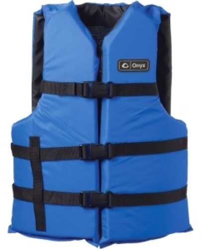 Onyx Universal Adult Boating Vest Blue