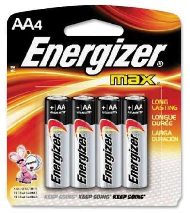 Energizer Max Batteries AA 4Pk
