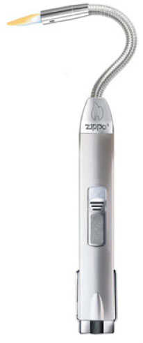Flexible Neck Utility Lighter Unfilled - Satin Silver Allows You To Choose The Angle Need Wind-Res