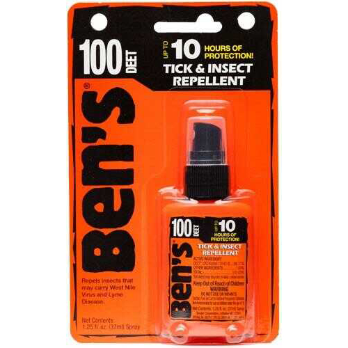 AMK BEN'S 100 INSECT Repellent 100% DEET 1.25Oz Pump (CARDED)