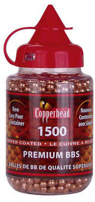 Crosman Copperhead .177 BB 1500 BBs Per Bottle Plastic 0737