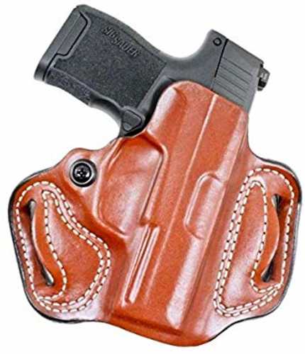 DESANTIS Mini Slide Holster OWB RH LTHER M&P SHLD 9/40 Tan