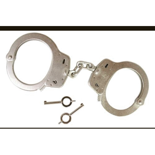 S&W Handcuffs Model 100 Nickel-img-0