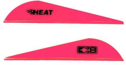 BOHNING Heat Vane 2.5" Solid Hot Pink 100Pk