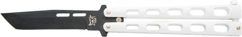 Bear & Son Butterfly Knife 3.58" White Tanto Blade