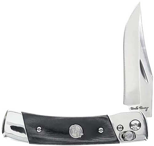 Uncle Henry Knife PLB5 2.9" Blade LMNT Wood Handles Pivot