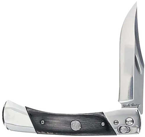 Uncle Henry Knife PLB7 3.8" Blade LMNT Wood Handles Pivot
