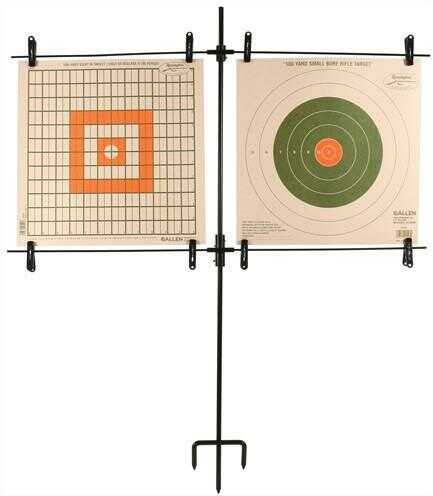 Allen Paper Target Stand Includes 8 Clips/Steel Frame
