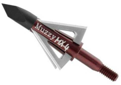 MUZZY BROADHEAD MX4 4-Blade 100 Grains 1 1/8" Cut 3Pk