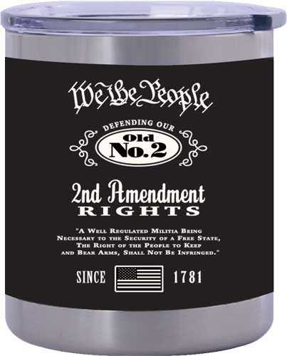 Rivers Edge 10oz Tumbler With Lid We The People 2a Black/ss