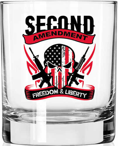 2 Monkey Americana Pint Glass Freedom & Liberty