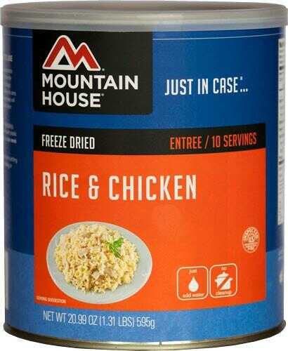 Mountain House #10 Can Rice & Chicken 10 SERVINGS ENTREE
