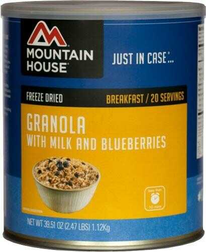 Mountain House #10 Can Granola W/ Milk & BLUEBERRIES 20 SERVS