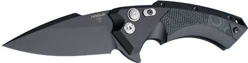 Hogue Grips X5 Folding Knife CPM154 / Black Plain Folder Spear Point 3.5" Aluminum G-Mascus G10 Insert 34579