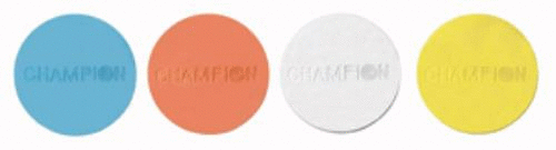 Champion VISI-Chalk Targets Multi-Color 48-Pack