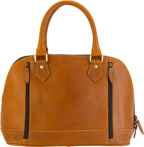 CAMELEON S&W Classic Satchel Concealed Carry Purse Brown