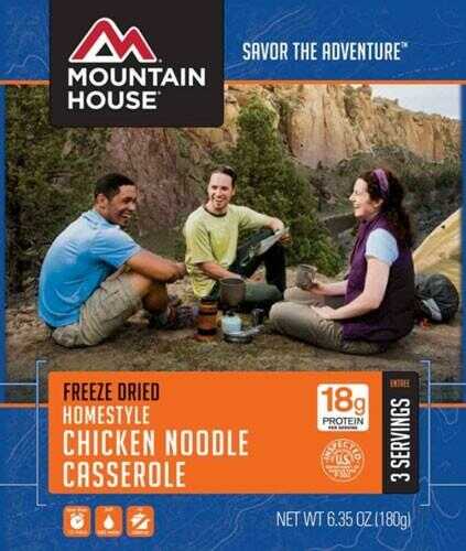 Mountain House HOMESTYLE CHIKN Noodle Casserole 3-1 Cup SRVGS