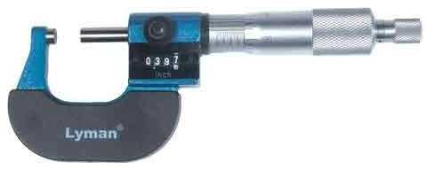 Lyman Reloader 1" Micrometer W/Padded Storage Box Stainless