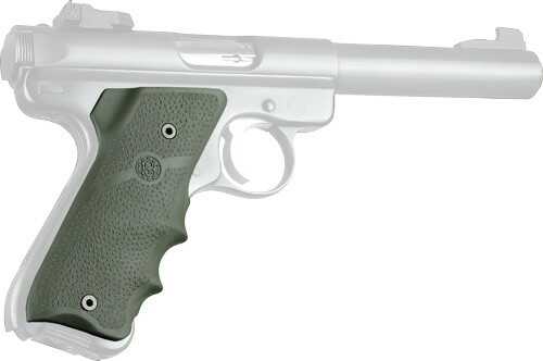 Hogue Grips Ruger® MKII/III W/Finger GROOVES OD Green