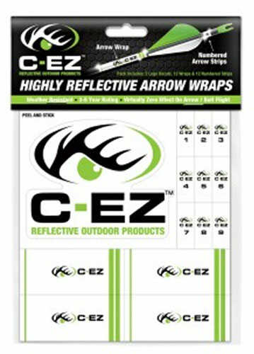 C-EZ Green Reflective Arrow Wrap Kit W/2 Logo DECALS
