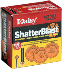Daisy 60 Count 2" ShatterBlast Clay Targets Md: 873