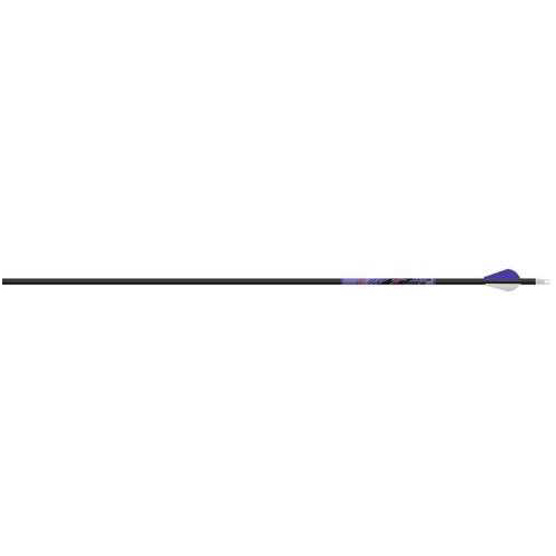 Beman Arrow ICS Indigo 500 W/ XPV VANES 6-Pack White/Purple