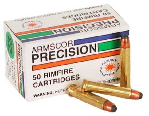 22 Win Mag Rimfire 40 Grain Hollow Point 50 Rounds Armscor Ammunition Winchester Magnum