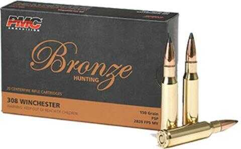 308 Win 150 Grain Soft Point 20 Rounds PMC Ammunition 308 Winchester