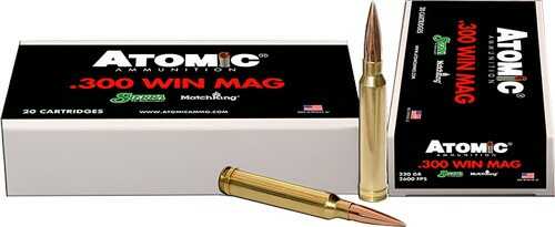 300 Win Mag 220 Grain Hollow Point Boat Tail 20 Rounds Atomic Ammunition Winchester Magnum