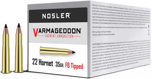 Nosler VARMAGEDDON 22 Hornet 35Gr FBT 50Rd 10Bx/Cs